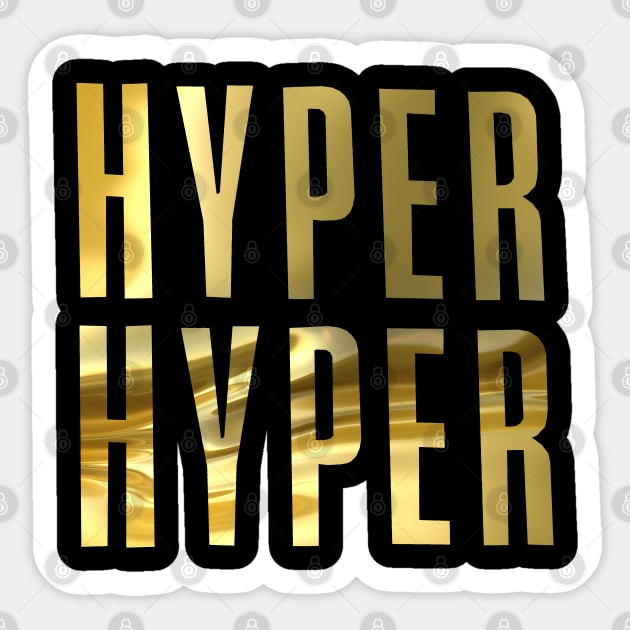 SCOOTER - HYPER HYPER techno 90s edition Sticker by BACK TO THE 90´S